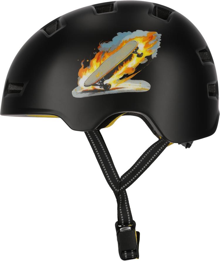 Crazy Safety Crazy Safety Rampage Skateboard Helm - 0162 Black Orange - 1 | SportScheck
