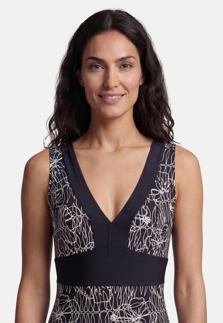 BECO BEERMANN BECO BEERMANN Flower Lines Badeanzug Damen - schwarz-wei&szlig; - 2 | SportScheck