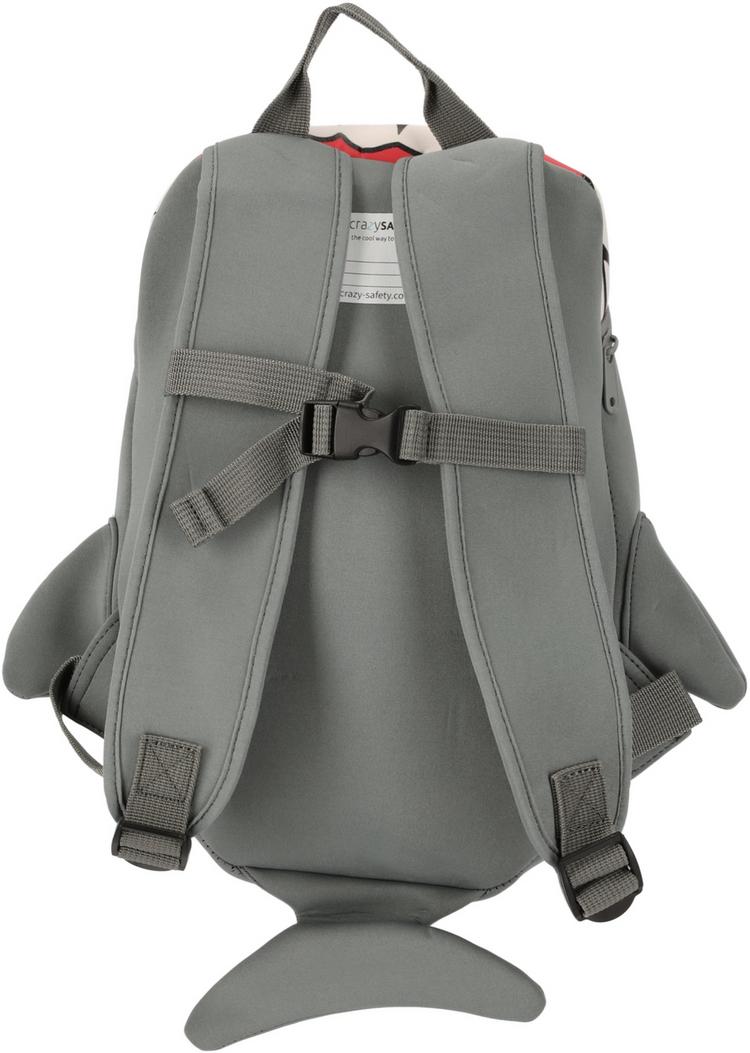 Crazy Safety Crazy Safety Shark Reiserucksack - 0107 Grey - 1 | SportScheck