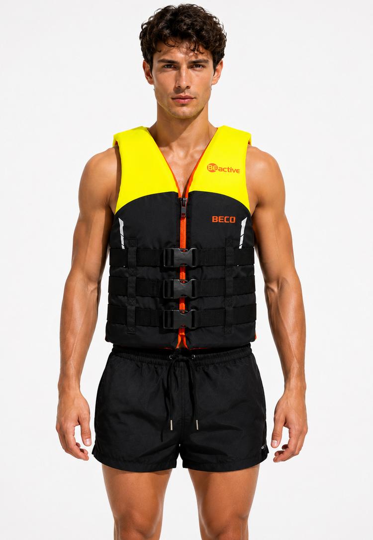 BECO BEERMANN BECO BEERMANN BEactive Schwimmweste - schwarz-neongelb - 1 | SportScheck