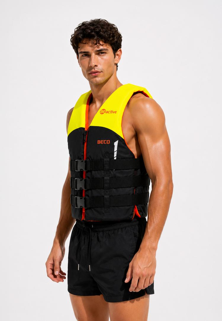 BECO BEERMANN BECO BEERMANN BEactive Schwimmweste - schwarz-neongelb - 2 | SportScheck