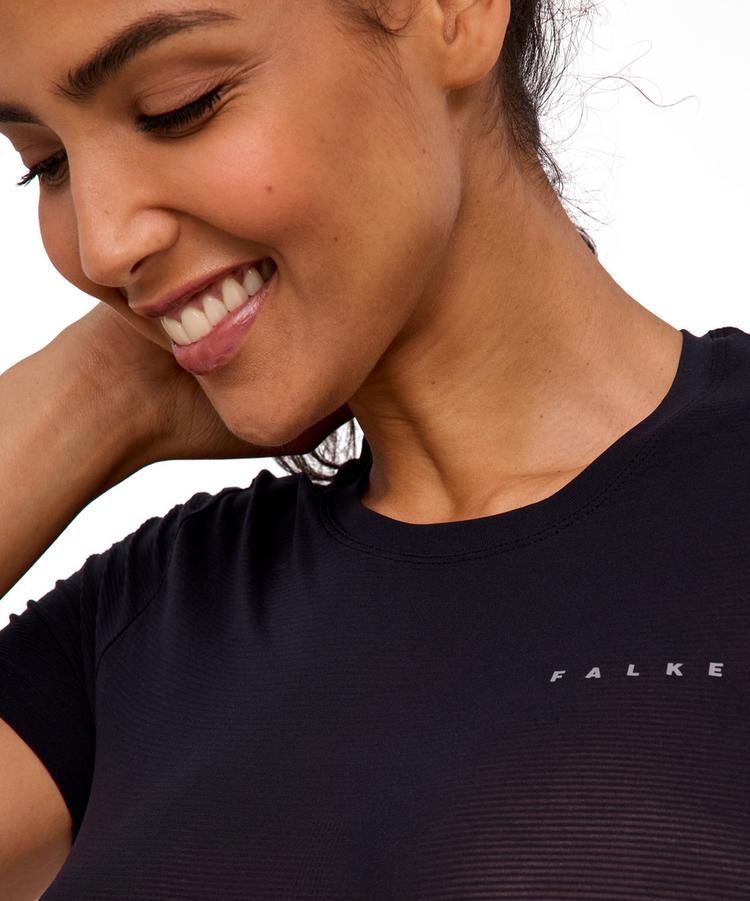 Falke Falke UL C Shortsleeved Shirt Regular w Funktionsshirt Damen - black (3000) - 3 | SportScheck