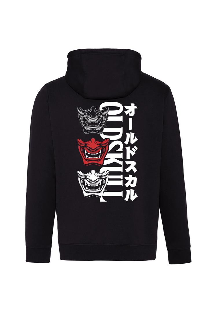 OLDSKULL OLDSKULL Asian Triple Mask Hoodie Herren - Black - 0 | SportScheck