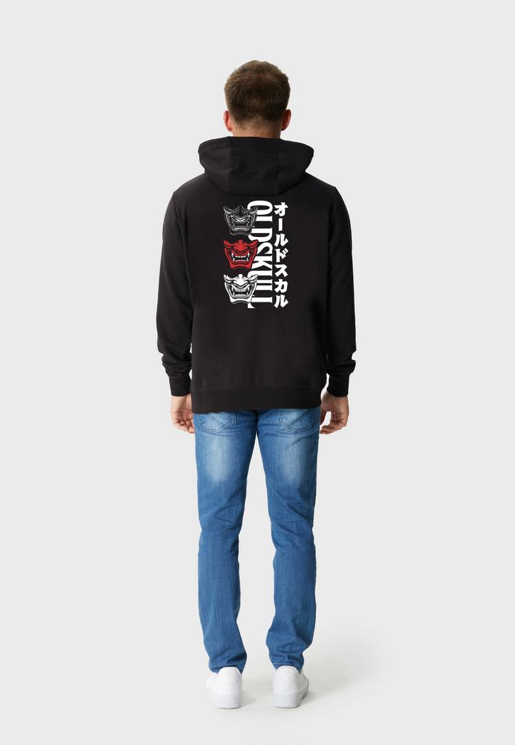 OLDSKULL OLDSKULL Asian Triple Mask Hoodie Herren - Black - 3 | SportScheck