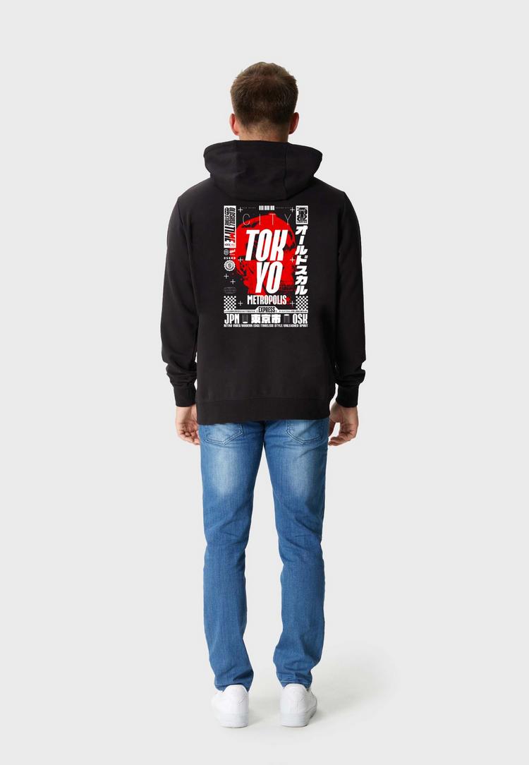 OLDSKULL OLDSKULL ASIAN METROPOLIS SKULL GRAPHIC Hoodie Herren - Black - 3 | SportScheck