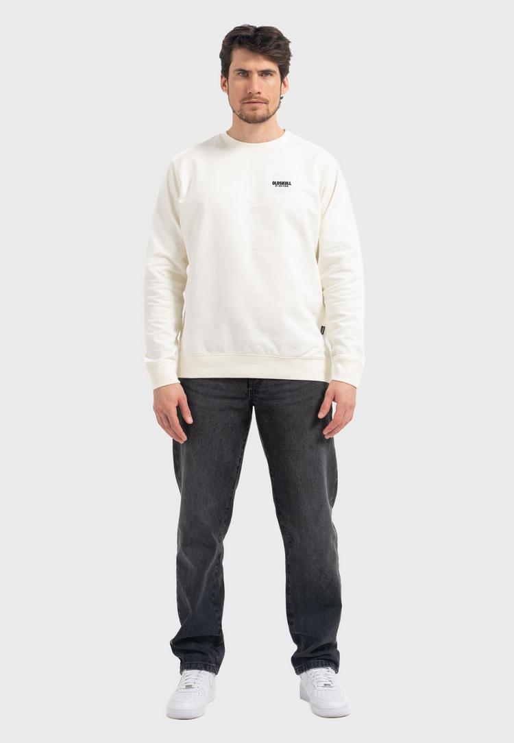 OLDSKULL OLDSKULL Basic Osk Sweatshirt Herren - Off White - 1 | SportScheck