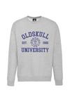 OLDSKULL Retro University Sweatshirt Herren - Heather Grey
