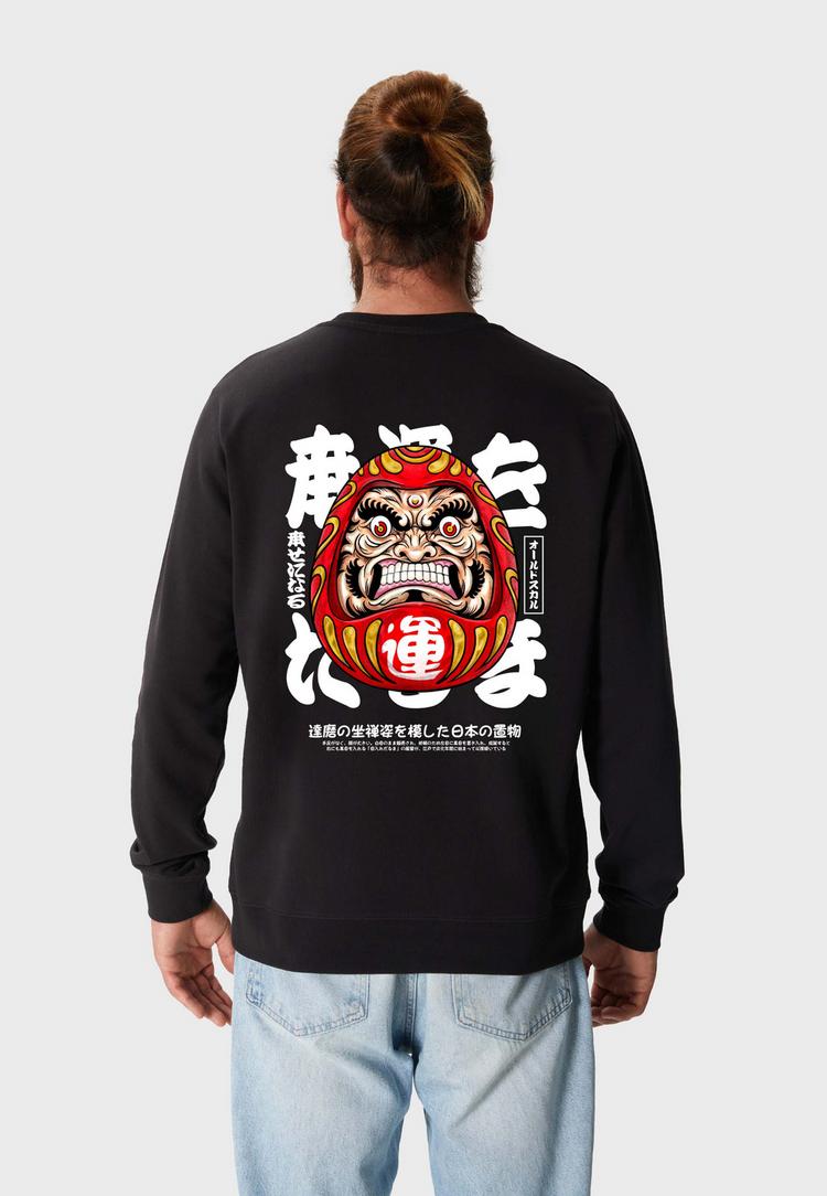 OLDSKULL OLDSKULL ASIAN FURIOUS DARUMA Sweatshirt Herren - Black - 2 | SportScheck