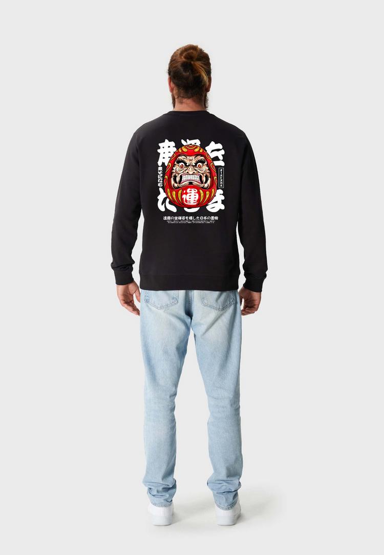 OLDSKULL OLDSKULL ASIAN FURIOUS DARUMA Sweatshirt Herren - Black - 3 | SportScheck