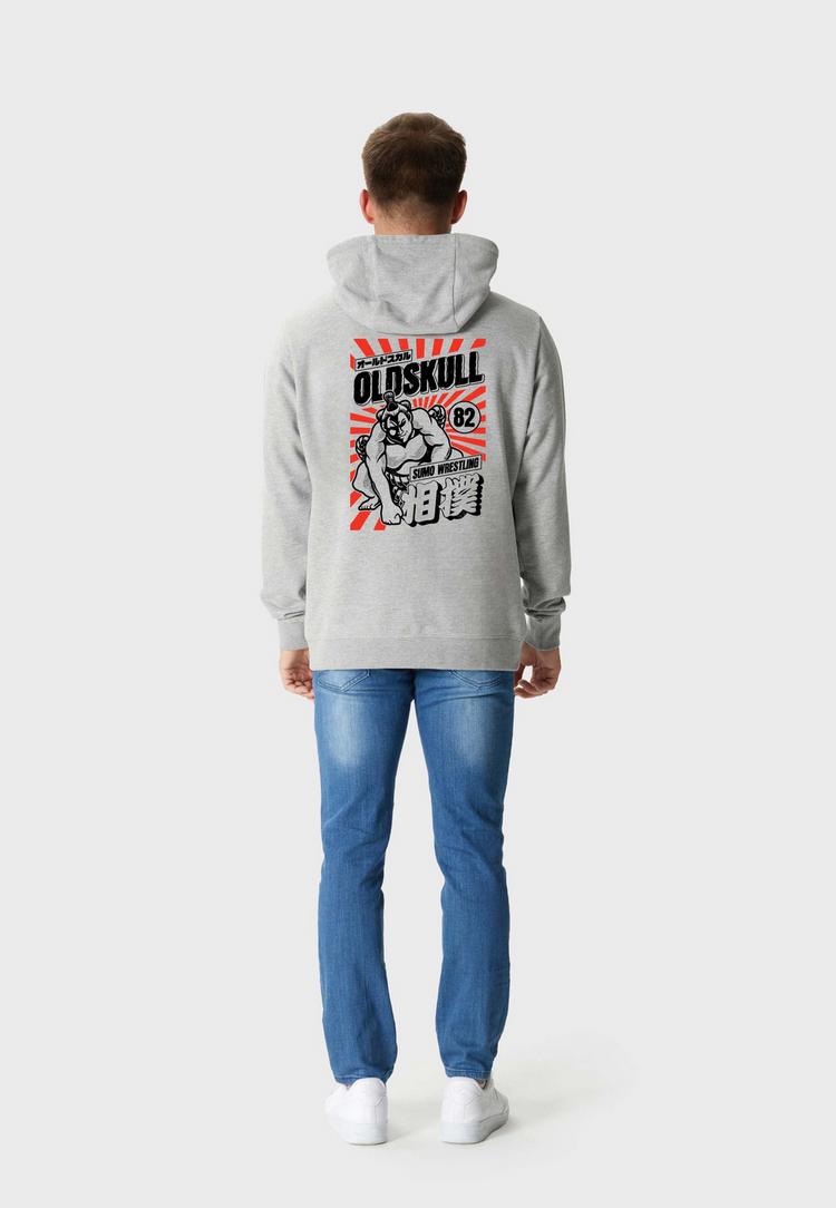 OLDSKULL OLDSKULL ASIAN SUMO SENSATION Hoodie Herren - Heather Grey - 3 | SportScheck