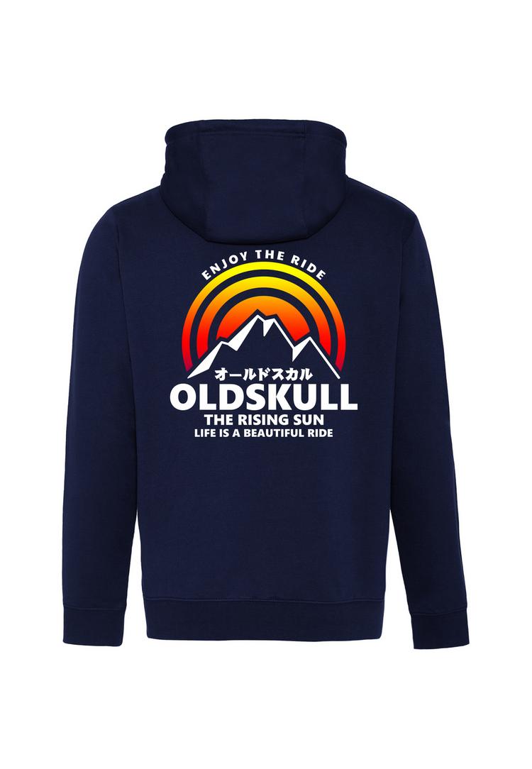 OLDSKULL OLDSKULL Retro Rising Sun Sweatjacke Herren - Navy - 0 | SportScheck
