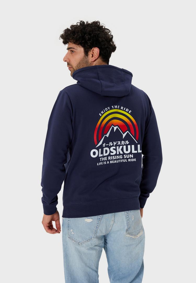 OLDSKULL OLDSKULL Retro Rising Sun Sweatjacke Herren - Navy - 0 | SportScheck