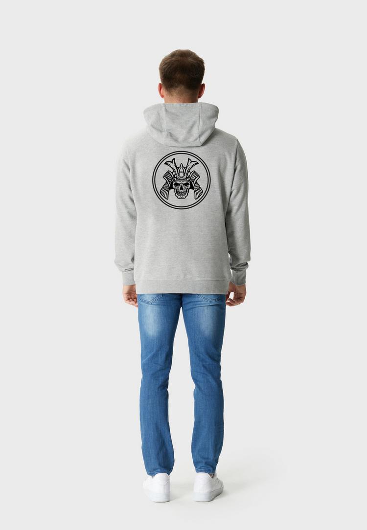 OLDSKULL OLDSKULL Basic Samurai Hoodie Herren - Heather Grey - 3 | SportScheck