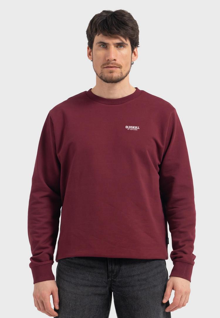 OLDSKULL OLDSKULL Basic Osk Sweatshirt Herren - Burgundy - 0 | SportScheck