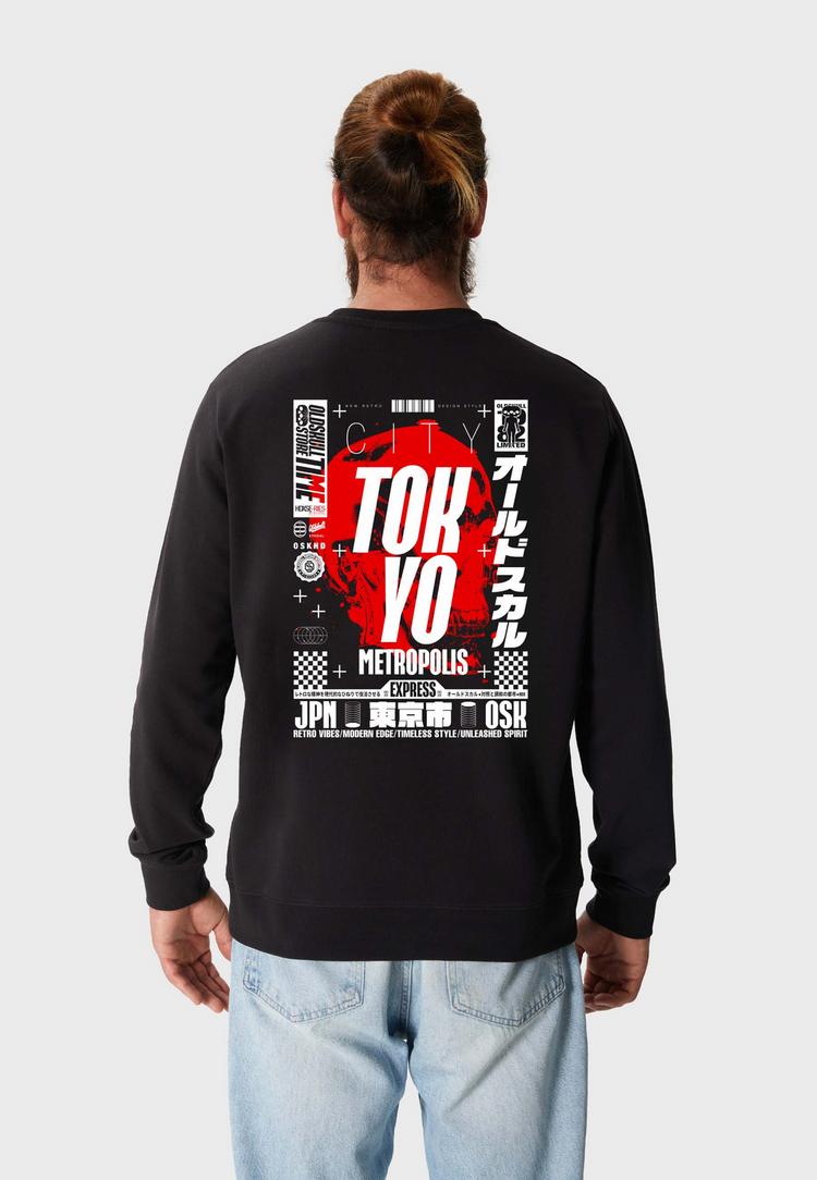 OLDSKULL OLDSKULL ASIAN METROPOLIS SKULL Sweatshirt Herren - Black - 2 | SportScheck
