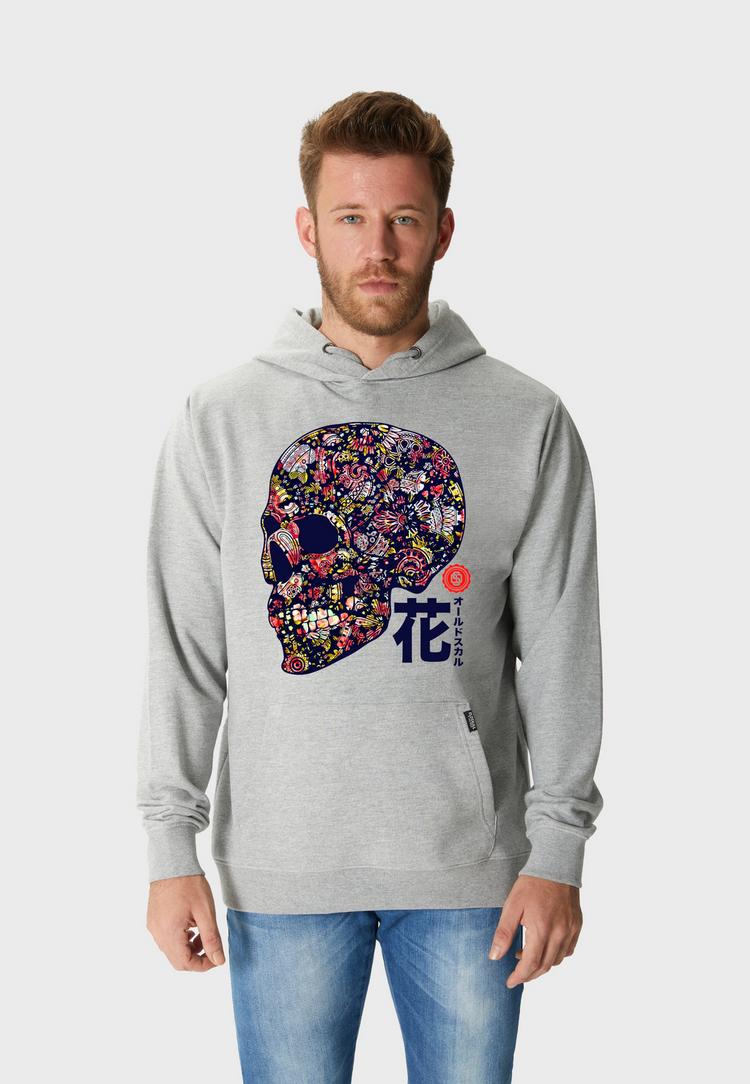 OLDSKULL OLDSKULL Xtreme Vivid Skull Hoodie Herren - Heather Grey - 0 | SportScheck
