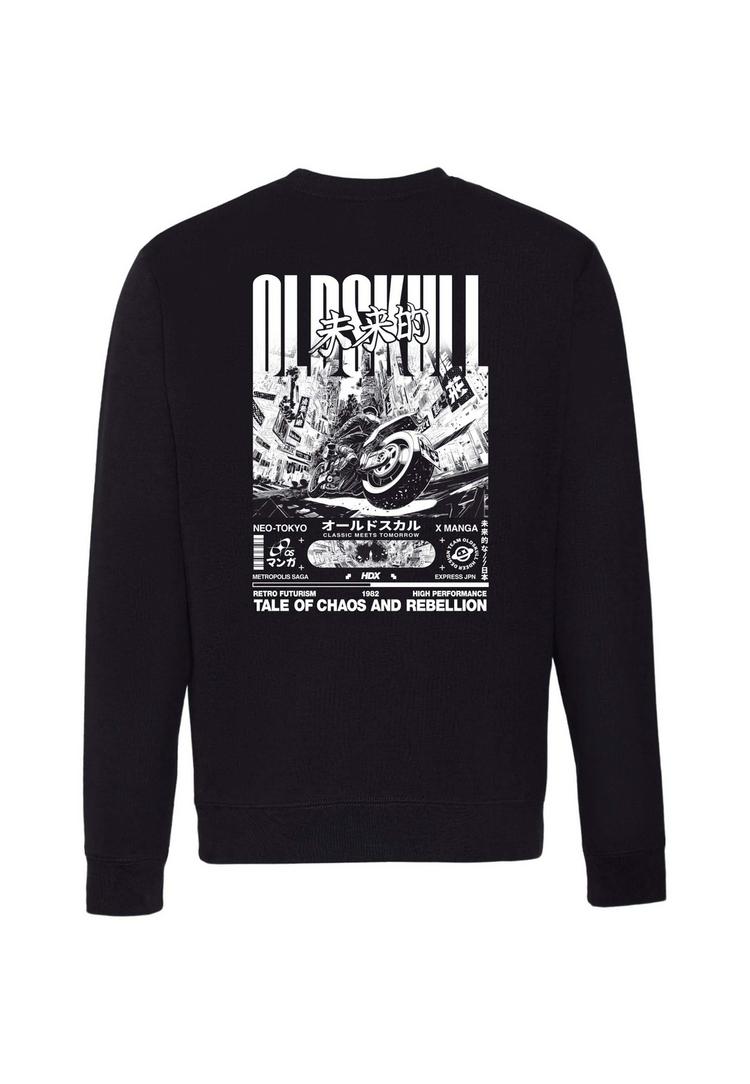 OLDSKULL OLDSKULL ASIAN FUTURISM RIDER Sweatshirt Herren - Black - 0 | SportScheck
