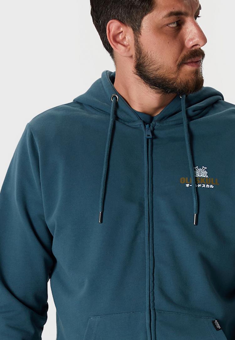 OLDSKULL OLDSKULL Basic Osk Samurai Sweatjacke Herren - Dark green - 0 | SportScheck