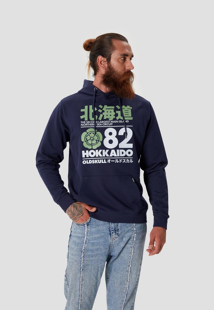 OLDSKULL OLDSKULL Retro Japan Island Hoodie Herren - Navy - 0 | SportScheck