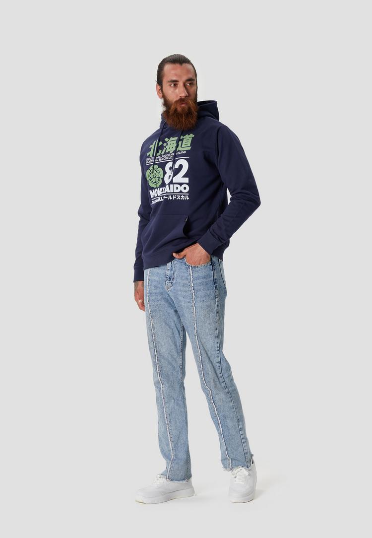 OLDSKULL OLDSKULL Retro Japan Island Hoodie Herren - Navy - 2 | SportScheck