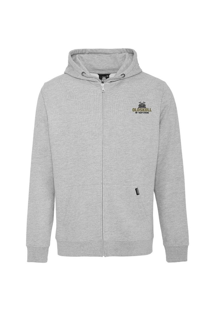 OLDSKULL OLDSKULL Basic Osk Samurai Sweatjacke Herren - Heather Grey - 0 | SportScheck