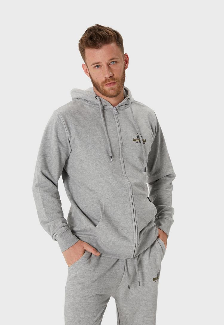 OLDSKULL OLDSKULL Basic Osk Samurai Sweatjacke Herren - Heather Grey - 1 | SportScheck