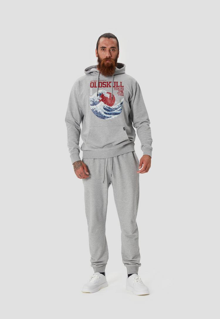 OLDSKULL OLDSKULL Asian Big W Hoodie Herren - Heather Grey - 1 | SportScheck