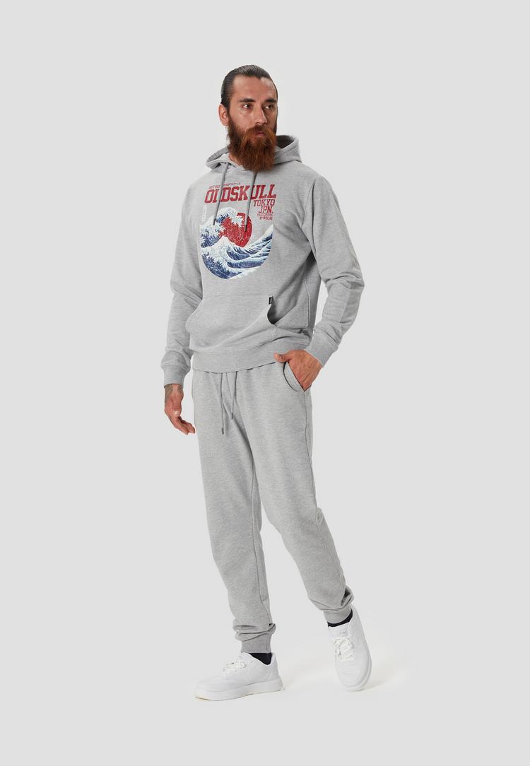 OLDSKULL OLDSKULL Asian Big W Hoodie Herren - Heather Grey - 2 | SportScheck