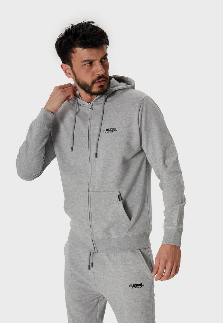 OLDSKULL OLDSKULL Basic Osk Logo Sweatjacke Herren - Heather Grey - 0 | SportScheck