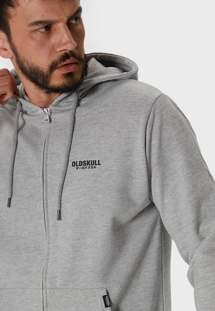 OLDSKULL OLDSKULL Basic Osk Logo Sweatjacke Herren - Heather Grey - 0 | SportScheck