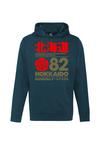 OLDSKULL Retro Japan Island Hoodie Herren - Dark green