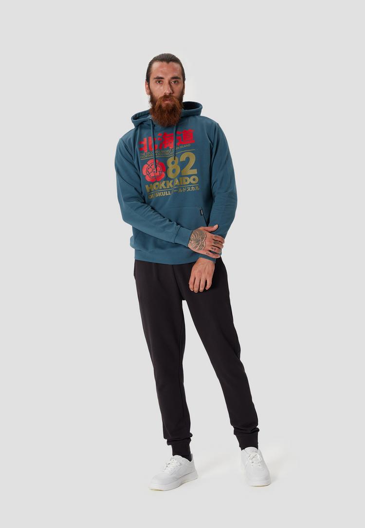 OLDSKULL OLDSKULL Retro Japan Island Hoodie Herren - Dark green - 1 | SportScheck