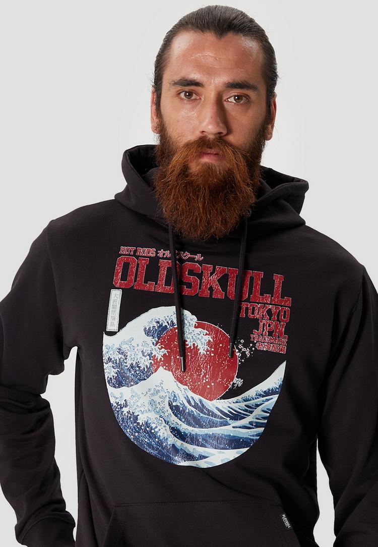 OLDSKULL OLDSKULL Asian Big W Hoodie Herren - Black - 0 | SportScheck