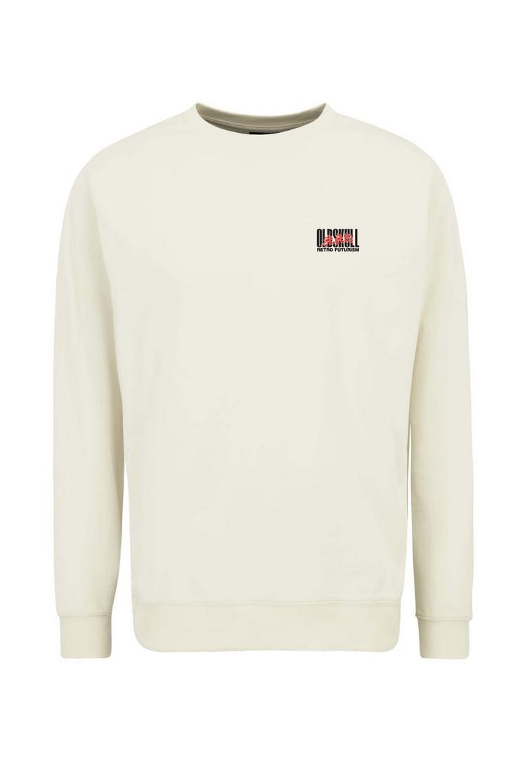 OLDSKULL OLDSKULL ASIAN FUTURISM RIDER Sweatshirt Herren - Off White - 0 | SportScheck