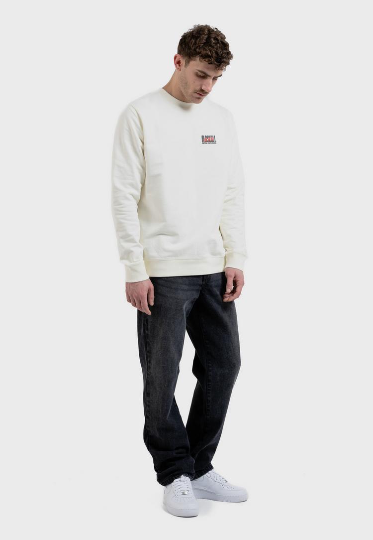 OLDSKULL OLDSKULL ASIAN FUTURISM RIDER Sweatshirt Herren - Off White - 1 | SportScheck