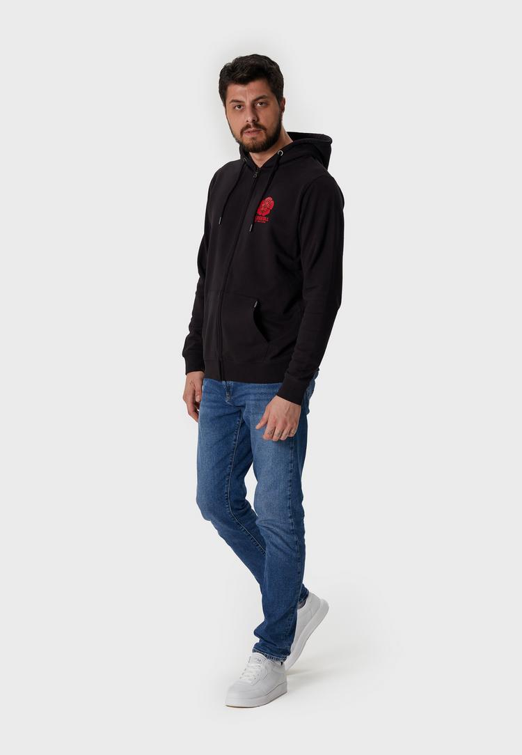 OLDSKULL OLDSKULL Retro Japan Island Sweatjacke Herren - Black - 2 | SportScheck