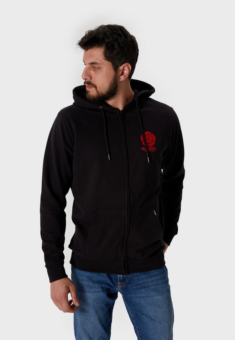 OLDSKULL OLDSKULL Retro Japan Island Sweatjacke Herren - Black - 3 | SportScheck