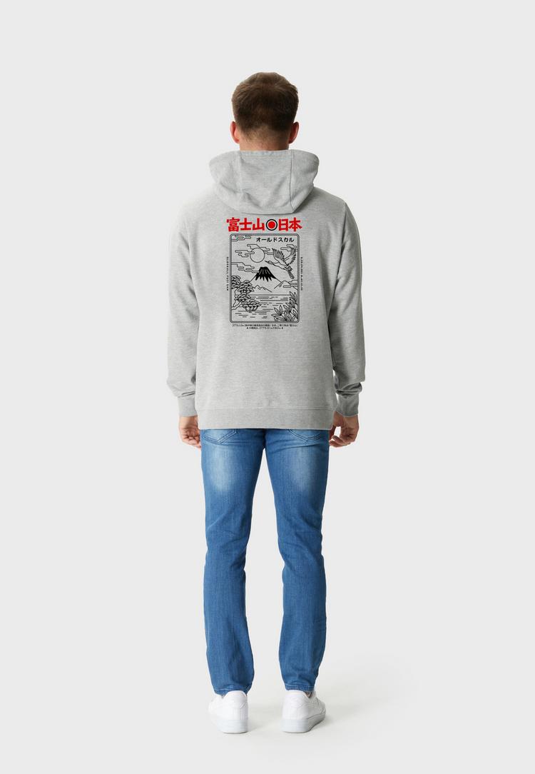 OLDSKULL OLDSKULL Asian Futeesan Hoodie Herren - Heather Grey - 3 | SportScheck