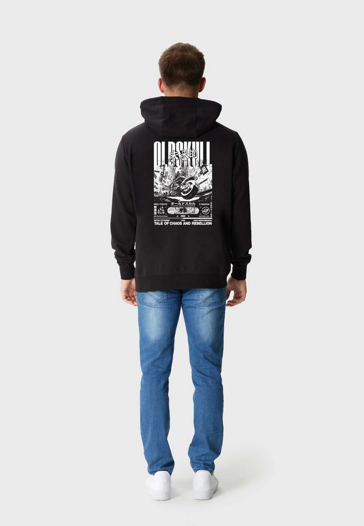 OLDSKULL OLDSKULL ASIAN FUTURISM RIDER Hoodie Herren - Black - 3 | SportScheck