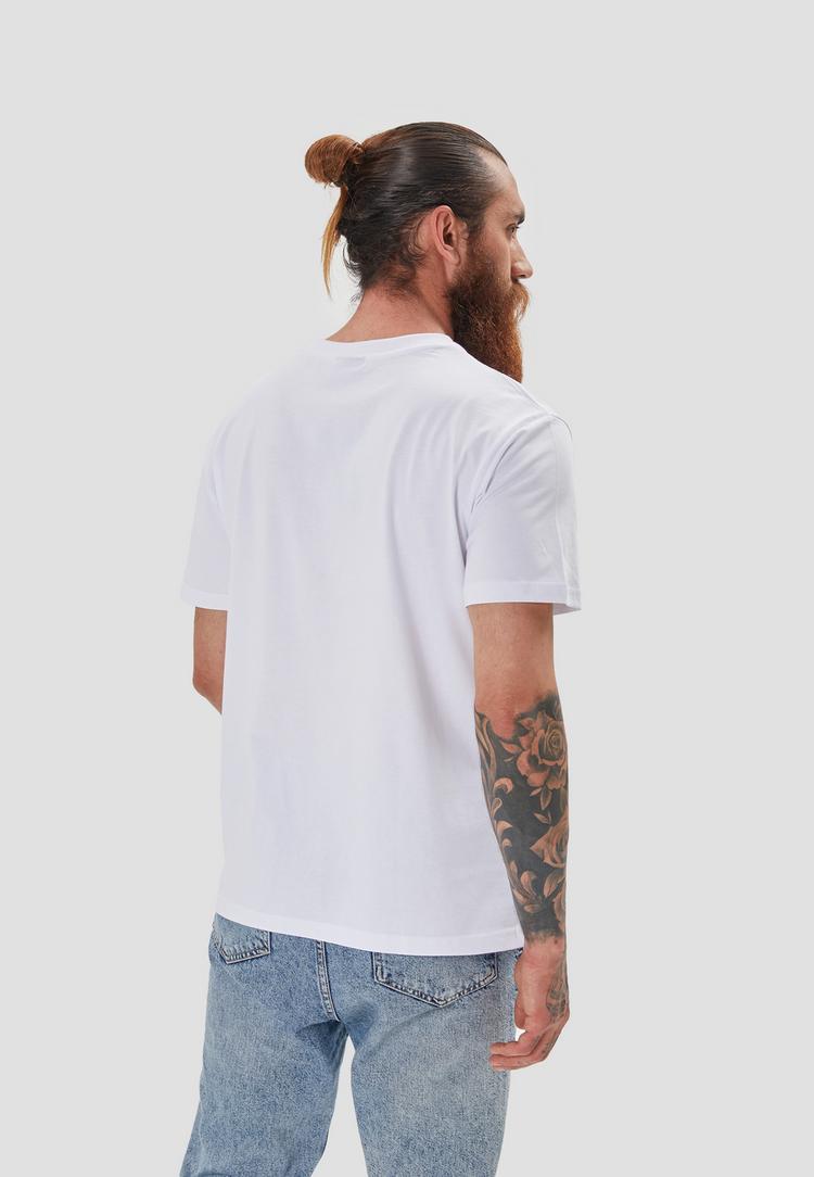 OLDSKULL OLDSKULL Wrldvibe Day Of The Dead Skull Printshirt Herren - White - 2 | SportScheck