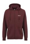 OLDSKULL Basic Osk Logo Sweatjacke Herren - Burgundy