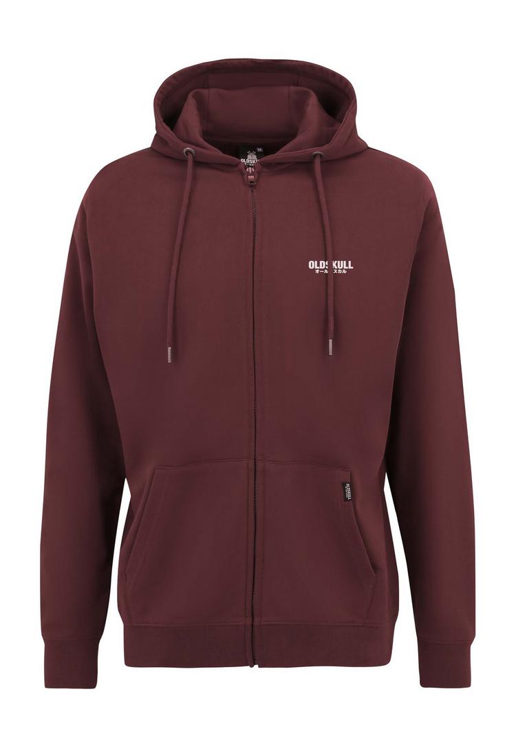 OLDSKULL OLDSKULL Basic Osk Logo Sweatjacke Herren - Burgundy - 0 | SportScheck