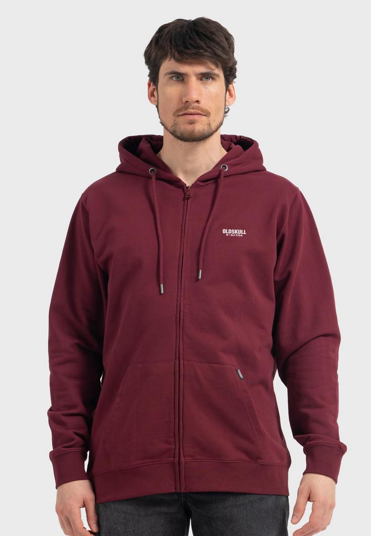 OLDSKULL OLDSKULL Basic Osk Logo Sweatjacke Herren - Burgundy - 0 | SportScheck