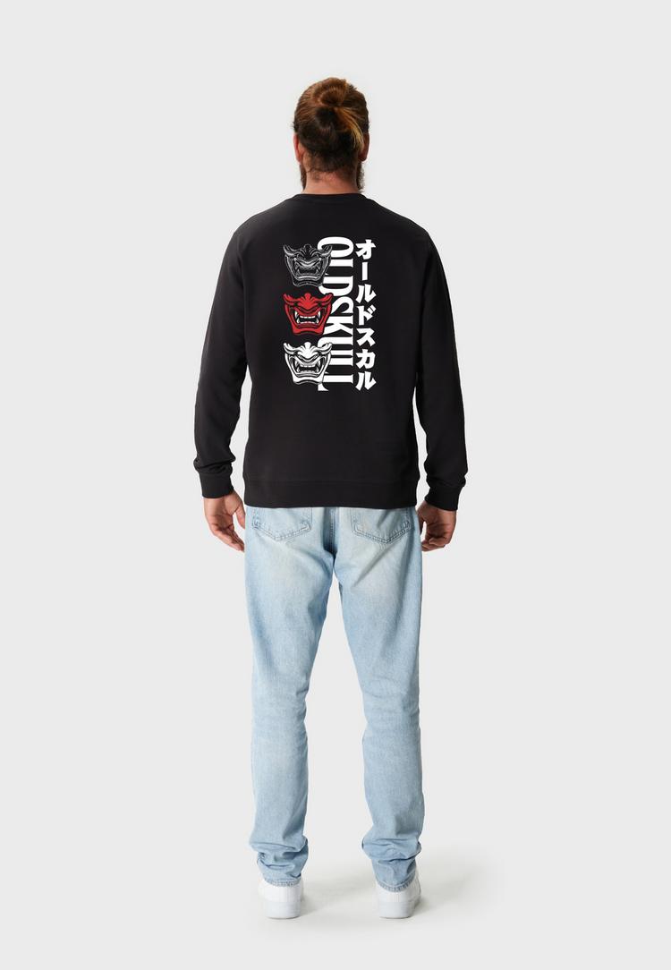 OLDSKULL OLDSKULL Asian Triple Mask Sweatshirt Herren - Black - 3 | SportScheck