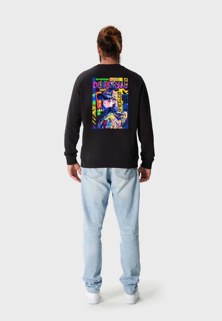 OLDSKULL OLDSKULL ASIAN POP ART LOGO GRAPHIC Sweatshirt Herren - Black - 3 | SportScheck