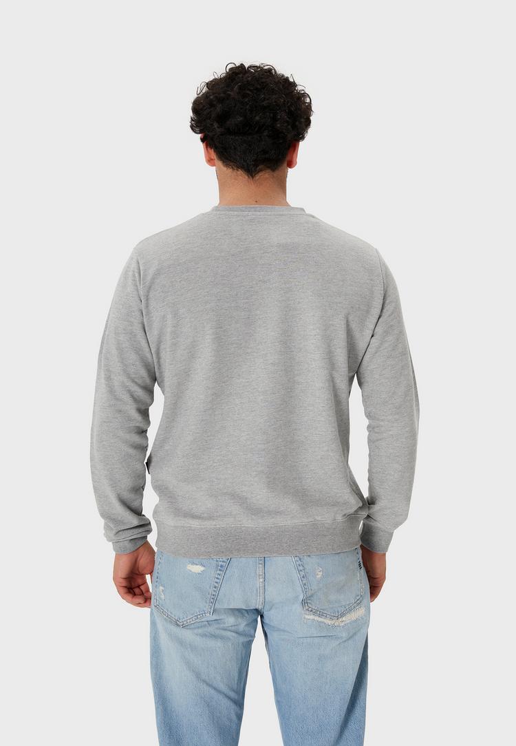 OLDSKULL OLDSKULL Asian Big W Vintage Logo Graphic Sweatshirt Herren - Heather Grey - 3 | SportScheck