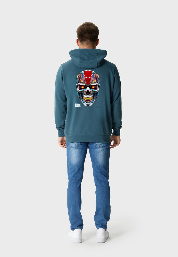 OLDSKULL OLDSKULL Xtreme Vivid Skull Graphic Hoodie Herren - Dark green - 3 | SportScheck
