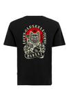OLDSKULL ASIAN REBEL CAT KANJI GRAPHIC Printshirt Herren - Black