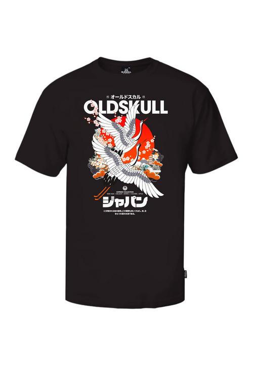 OLDSKULL ASIAN CRANE BEAUTY Printshirt Herren