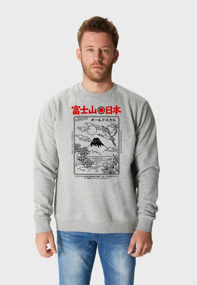 OLDSKULL OLDSKULL Asian Futeesan Sweatshirt Herren - Heather Grey - 0 | SportScheck